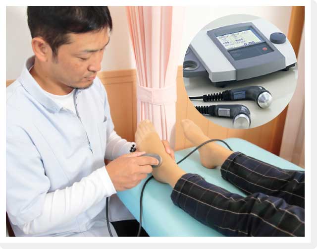岐阜県海津市ごとう接骨院では超音波治療器を導入